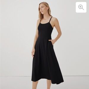 Pact Fit & Flare Midi Dress, built in bra